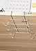 Fashionclubs Mug Holder Under Cabinet, Metal Coffee Cup Holder Mug Hanger with 8 Hooks, Mug Organizer for Cabinet Shelf Storage Display Rack for Kitchen Coffee Bar, Fit for 0.8inch Thickness or Less