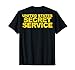 U.S. Secret Service Shirt Front & Back Print Law Enforcement