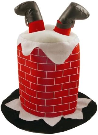 Father Christmas Fell Down the Chimney Adults Novelty Hat