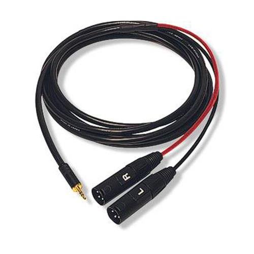 Whirlwind Connect Series MST2X 6' 3.5mm TRS Male to 2x XLR Male Canare MR202-2AT Cable