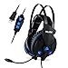 Klim Impact - USB Gaming Headset - 7.1 Surround Sound + Noise Cancelling - High Definition Audio + Strong bass - Video Games Headphones Audifonos with Microphone for PC Gamer PS4 - Noise Cancelling