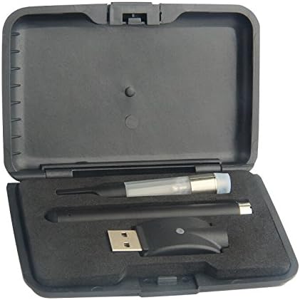 Wizzard Aromatherapy Black Inhaler Pen (510) with Case