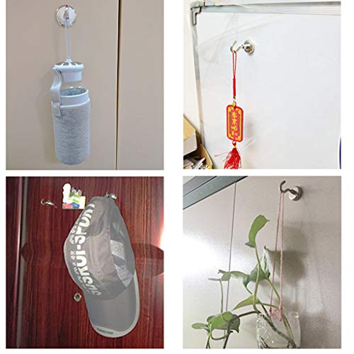 Magnetic Hooks Heavy Duty, Puyujin 75LBS Rotating Swivel Swing Strong Neodymium Magnet Hooks - for Your Refrigerator and Other Magnetic Surfaces (F)