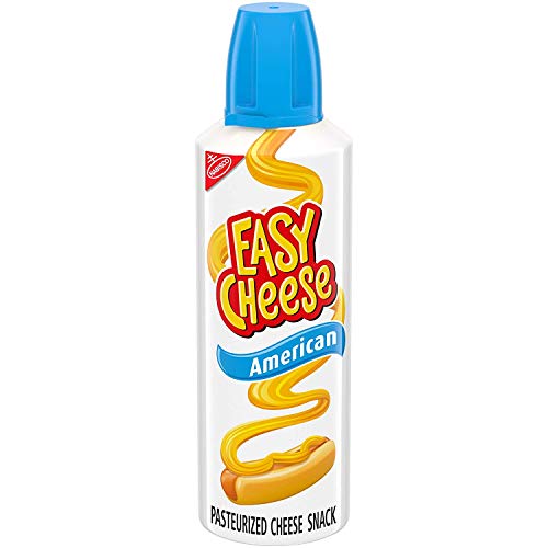 Kraft Easy Cheese Spray Can Variety Pack of 4 (Sharp Cheddar, American