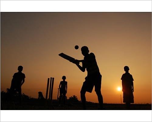 10X8 Print Of India-New Year-Cricket (12184124)