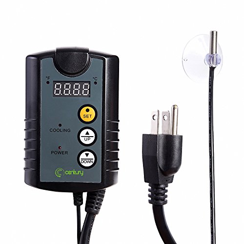 Century BNQ-T7B(C) Digital Cooling Temp Controller for Cooling Device 40-10, 3.15 x 1.69 x 4.70, Black