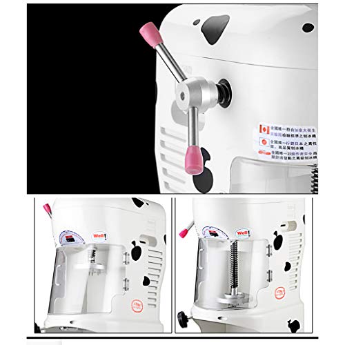 Eiscrusher-Schneeflocken-Eismaschine, kommerzielle Eismaschine, Eiscrusher, Smoothie-Maschine, Teestube-Ausrüstung 90kg… – Bild 5