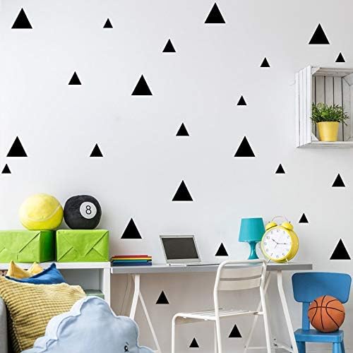 1 Set Tofok Triangle Wall Sticker Vinyl Wallpaper Creative Art Decal Geometric Pattern Nursery Wall Decor Children Bedroom Wall Poster