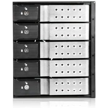 iStarUSA Group 3x5.25 to 5x3.5 Trayless BPN-DE350HD-BLACK