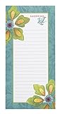 C.R. Gibson Tunisian Sunset Magnetic Shopping List for Refrigerator, 75 Sheets, 4.5'' W x 9.25'' H