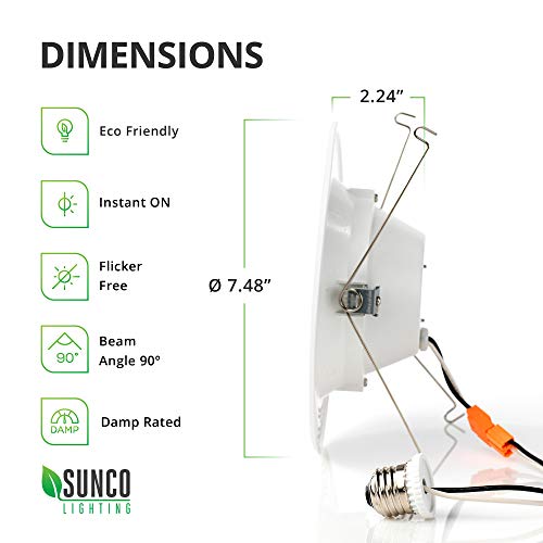 3 Sunco+Lighting+Recessed+Retrofit+Replacement