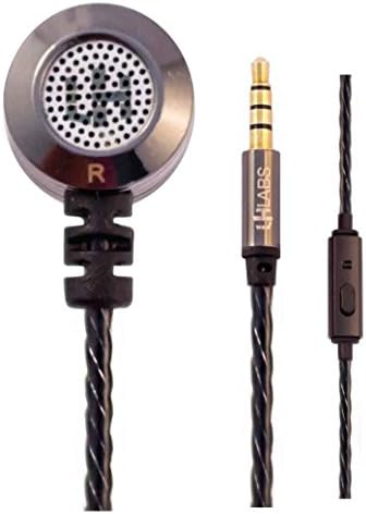 Vibrato Earbuds - Premium Earphones with Microphone and Tangle-Free Cable - Titanium Dynamic Driver for Crystal Clear Sound