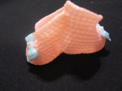 Lot of 60 pc. of Baby Shower Favors Pink Booties with Bow Decoration ...