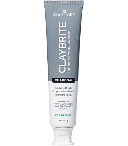 Amazon.com : Zion Health ClayBrite Mineral Toothpaste 4 oz White