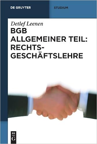 Bgb Allgemeiner Teil Rechtsgeschäftslehre De Gruyter - 