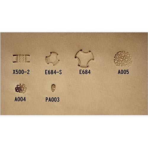 AFCN: New 1 Pcs Leather Printing Tool Alloy Saddle Makin Carving Handmade Craft Working Leather Printed Punch Stamps Tool - Thumbnail 3
