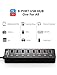 APANAGE 8-Port USB 3.0 Hub Splitter with Individual Power Switches, 4 High Speed Data Transfer Ports Compatible for PC/Laptop/HDD/Flash Drive and More, 4 Smart Charging Ports up to 2.4A Charging Speed