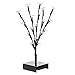 Ideas In Life 12 Inch LED Cherry Blossom Tree - Lighted Artificial Trees for Home Decor Office Desk Decorations Battery Operated Table Top Portable Fake Lit Blossoms. No Cords or Outlets Needed