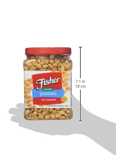 Fisher Sea Salt Peanuts 36 oz - Image 4