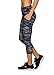 RBX Active Women's Camo Camo Printed Capri Yoga Leggings Black M
