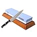 Knife Sharpening Stone Premium Whetstone Sharpener- 2 Sided 1000/6000 Grit I Professional/Japanese Grade | Waterstone I Non-Slip Bamboo base and guide kit I Chefs Choice By Grayd
