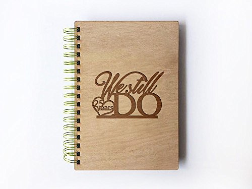 Wedding Guest book (wood) - notebook - We Still Do (Any Number)
