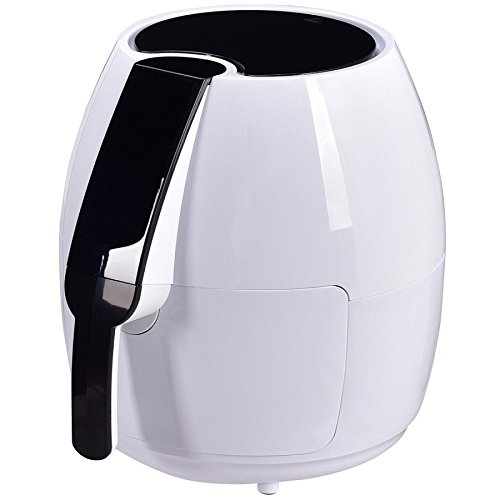 Click Here to See More Images Touch Screen Timer Air Fryer-White By Sunbizpro