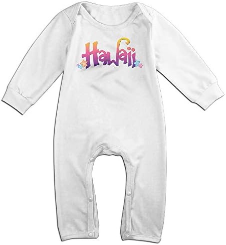 Kamici Inflant Hawaii Long Sleeve Climb Clothes White 18 Months