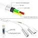 Headphone Adapter Jack Accessories Headphones Dongle 3.5mm Audio Adaptor Aux Audio/Charge/Music Control Splitter Support Replacement for iPhone 7/7Plus/8/8Plus X/Xs/XR iOS 10.3 and Laterthumb 2