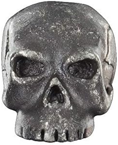 CO Classic Skull Bead, Pewter, by Schmuckatelli