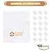 Earring Backs Rubber Secure Backings - Replacements, 100 Pairs - Soft Clear Silicone Stoppers - Fit Fish Hook Posts - Extra Safety - Perfect for Jewelry Making (Fitting Head and Eye Pins)…
