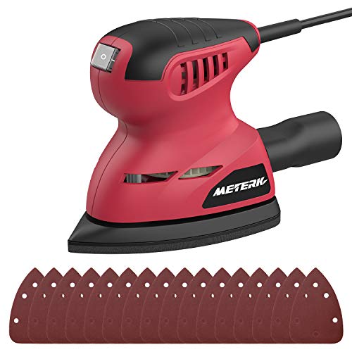 Detail Sander, Meterk 13500RPM Mouse Sander Compact Random Orbital