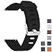 Vetoo Watch Band, Quick Release Silicone Watch Bands, Choose Color and Width 18mm, 20mm, 22mm, Rubber Replacement Band for Traditional & Smart Watch