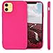 kwmobile Case Compatible with Apple iPhone 11 Case - Soft Slim Protective TPU Silicone Cover - Neon Pink