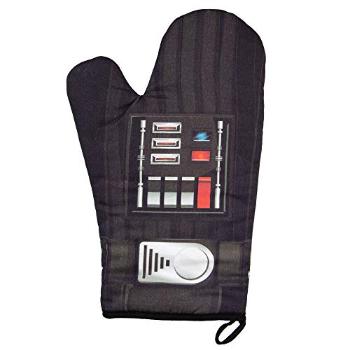 Star Wars Darth Vader Oven Mitt Set - Grill and Cook on The Dark Side - One Size - Pair of 2