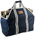 INNO STAGE 600D Extra Big Log Carrier Tote, Durable Firewood Holder,Fireplace Wood Stove Accessories Storage Bag-Blue