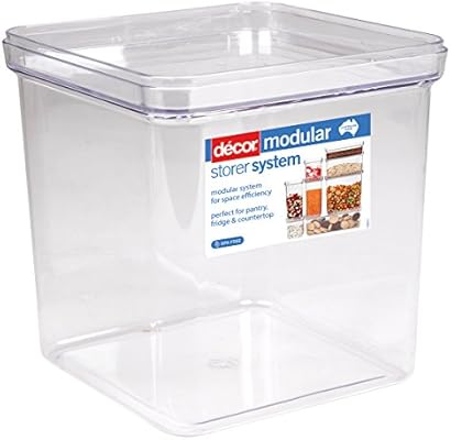 Decor Crystal Clear Stackable Modular Food Storage Containers