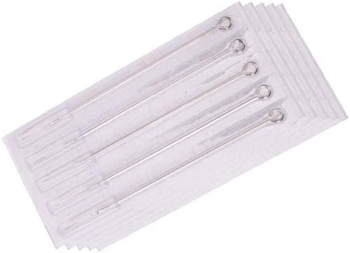 Olymstore(TM) 50 Pcs Disposable Sterilized Tattoo Needles 4RL 4 RL Round Liner