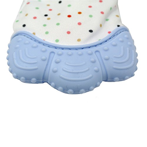 image for Pronoia Baby Teething Mitten for Self-Soothing Pain Relief Helps Babie