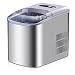Portable Ice Maker - Stainless Steel Countertop Ice Maker Machine, Get 9 Ice Cubes in as quick as 6 Minutes,Makes Over 26 lbs of Ice per Day