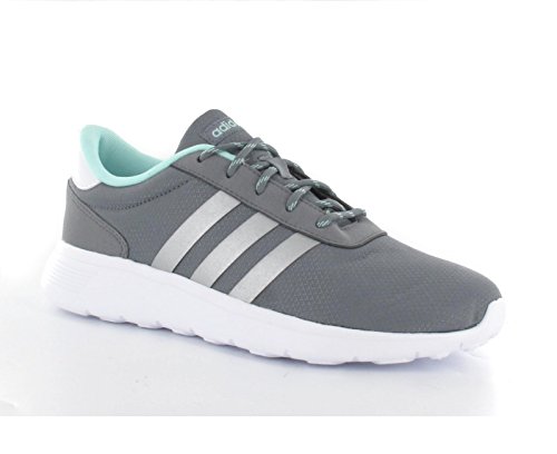 Adidas Lite Racer Women's Shoes F97996, Size 8.5, Grey/Matte Silver/Frost Mint