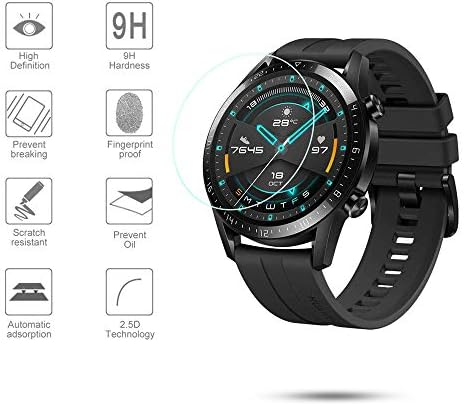 3 Pack] Tempered Glass Screen Protector for Huawei Watch GT2 (46mm Version)  2.5D 9H Hardness Full Coverage Anti-Scratch Bubble-Free Smartwatch Screen  Protectors | Guatemala Digital - guatemaladigital.com