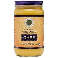 Ancient Organics Ghee, Organic Grass Fed Ghee Butter – Gluten Free Ghee, Clarified Butter, Vitamins & Omegas, Lactose…