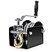 XtremepowerUS Heavy Duty Worm Gear Hand Winch Crank Strap Gear Ratchet ATV Boat Trailer Marine (2000lbs) 1-Ton Capacity 40:1