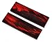 Dyed Red Water Buffalo Knife Handle Scales, 5