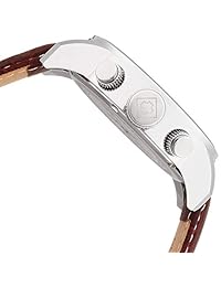 Invicta 3328 Force Collection Acero Inoxidable para zurdos Reloj con Banda de piel