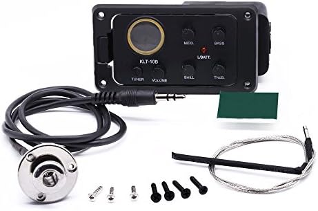 KITARA Acoustic Guitar 4-Band EQ Equalizer Preamp Piezo Pickup Tuner