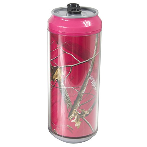 Cool Gear Can, 16 oz, Pink Camo