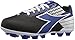 Diadora Kids' Ladro MD Jr Soccer Shoe, Black/Blue/White, 11 M US Little Kid