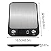Leandro Digital Food/Kitchen Scale,22 lb 10 kg,Large Gram Scale for Cooking and Baking,Large Backlit LCD Display,Sensitive Touch Function Key,Black,Batteries Included